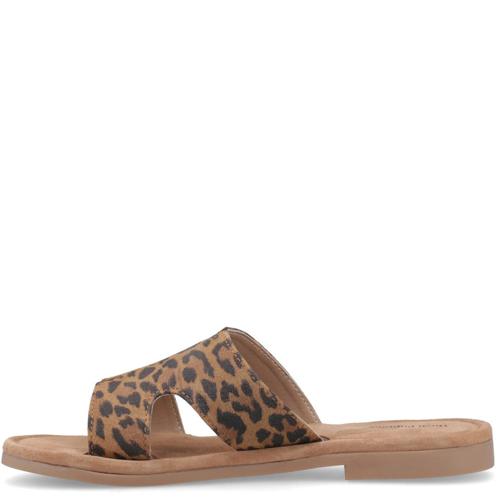 Sandal Ladies Summer Leopard Hush Puppies Azalea Mule
