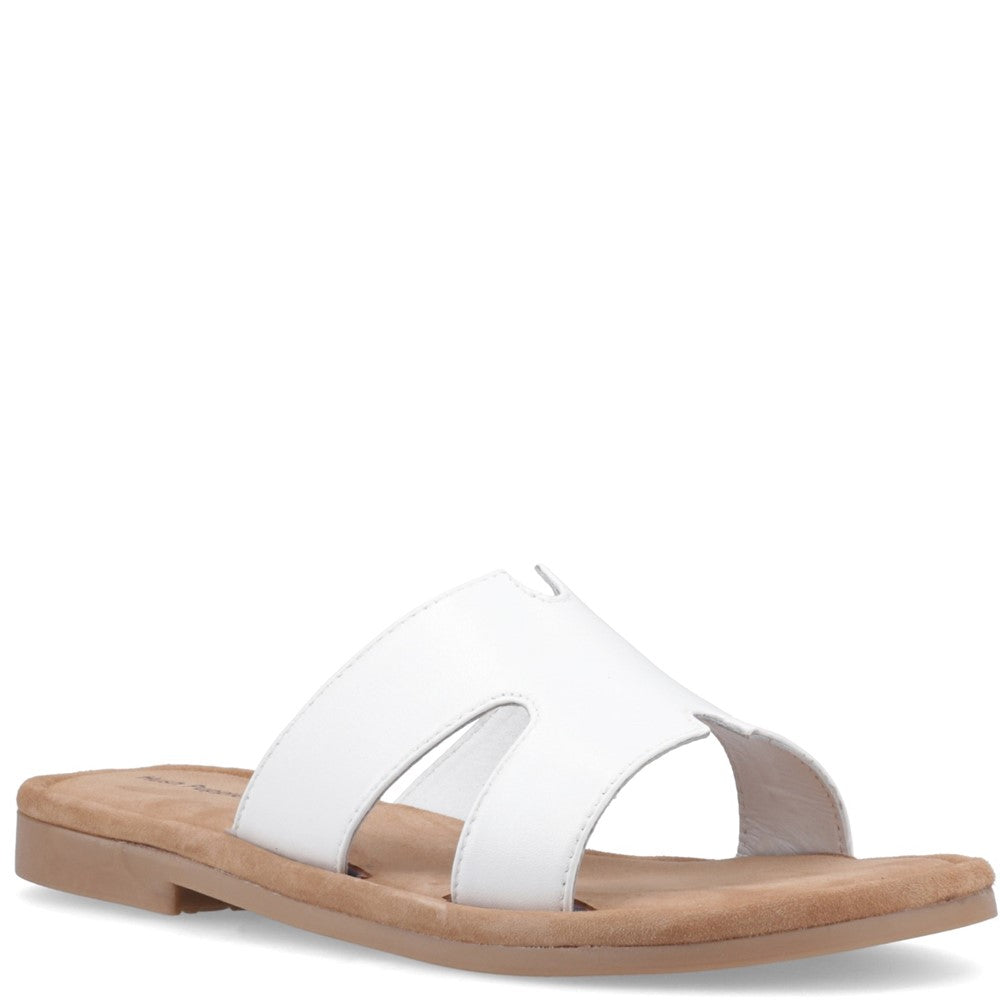 Sandal Ladies Summer White Hush Puppies Azalea Mule
