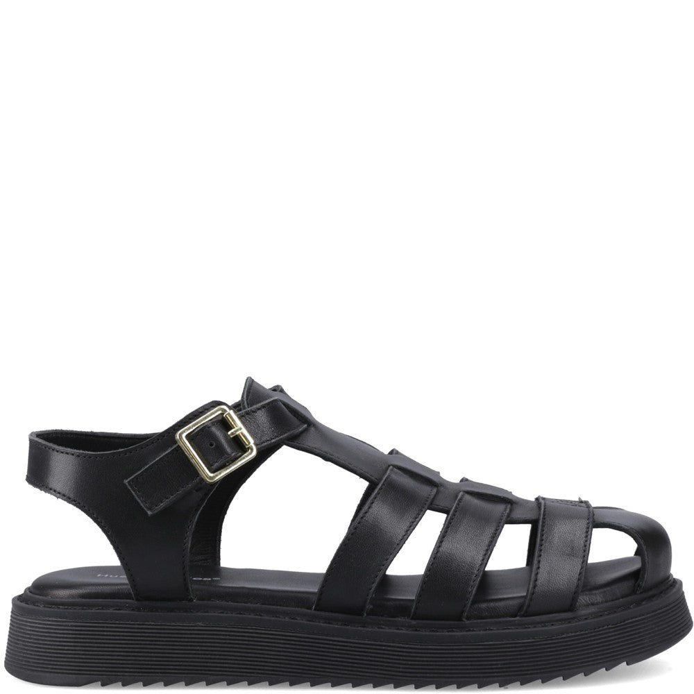 Sandal Ladies Summer Black Hush Puppies Cassandra Gladiator Sandal
