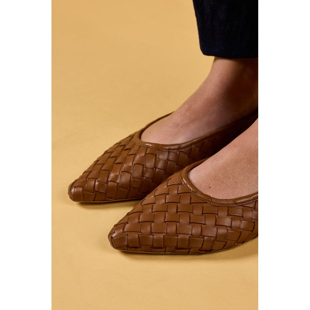 Ballerinas Tan Hush Puppies Darla Woven Ballerina