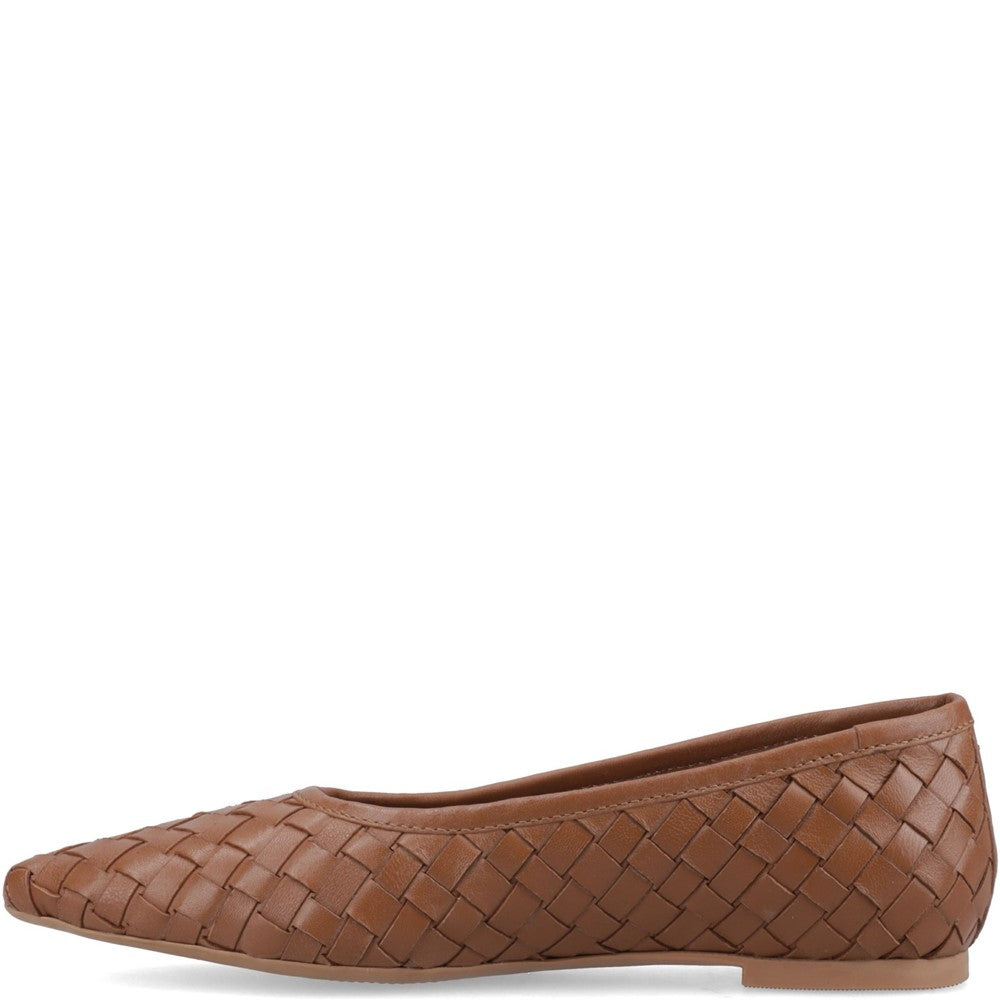 Ballerinas Tan Hush Puppies Darla Woven Ballerina