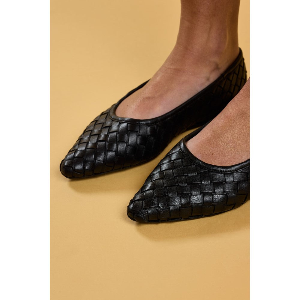 Ballerinas Black Hush Puppies Darla Woven Ballerina