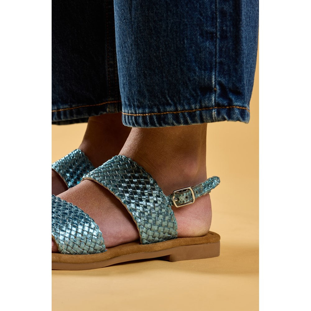 Sandal Ladies Summer Blue Hush Puppies Helene Sandal Wide Fit