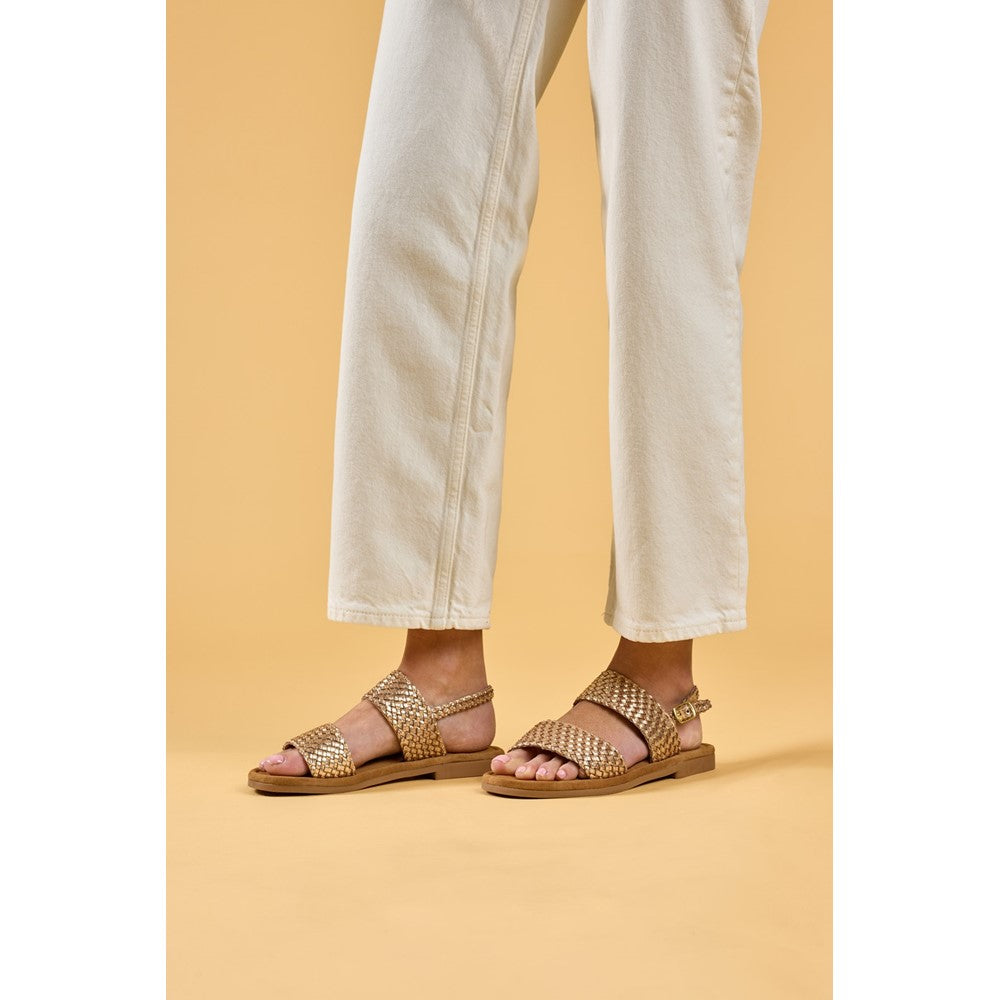 Sandal Ladies Summer Bronze Hush Puppies Helene Sandal Wide Fit