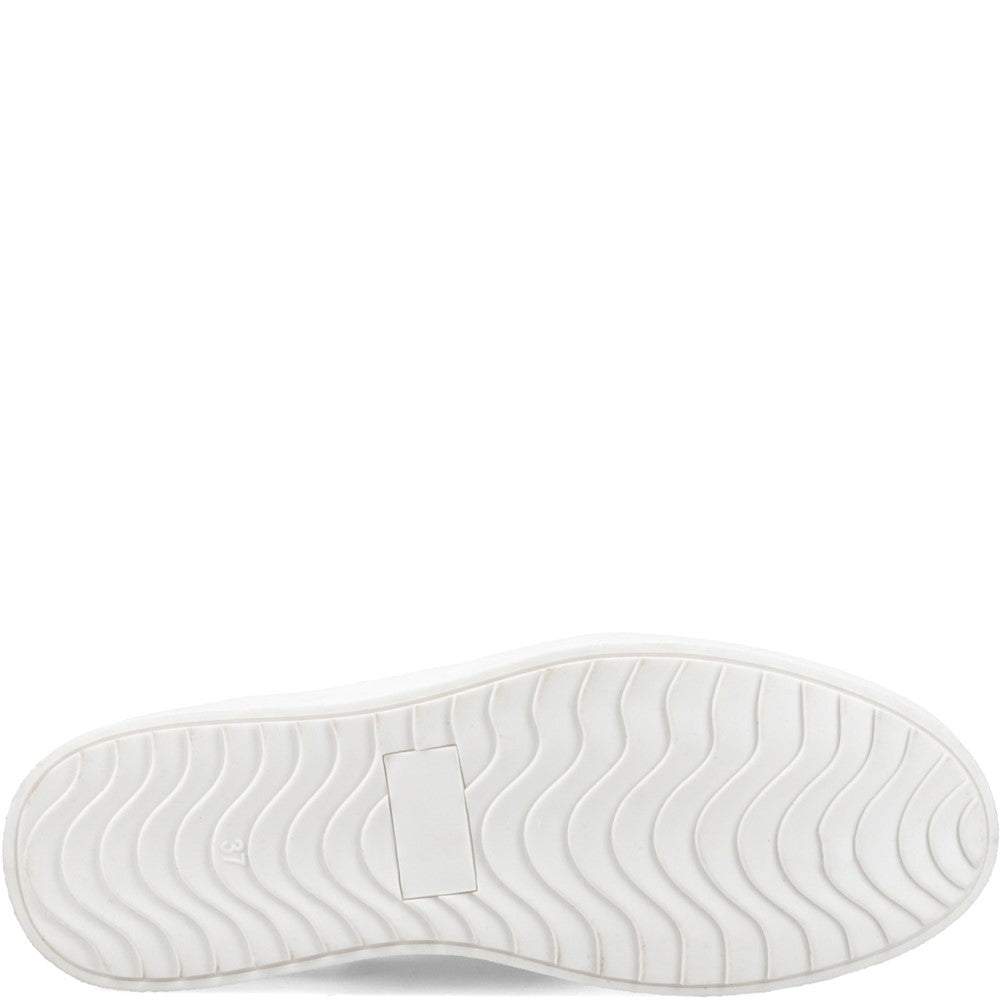 Ladies Sports Black Hush Puppies Nesta Trainer