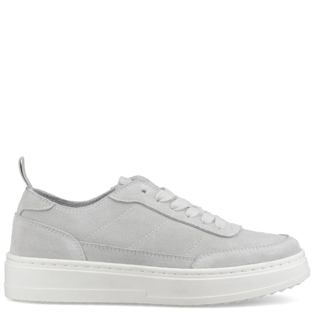 Ladies Sports Grey Hush Puppies Nesta Trainer