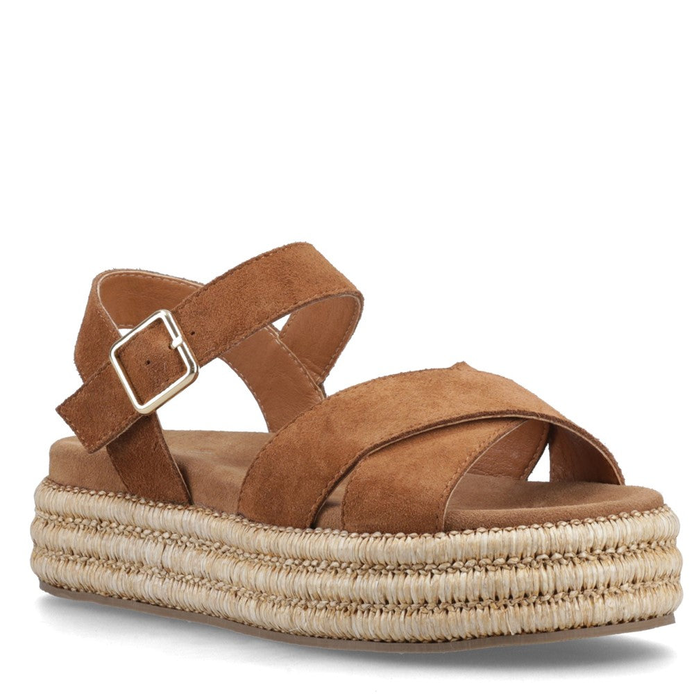 Sandal Ladies Summer Tan Hush Puppies Rosa Rafia Sandal