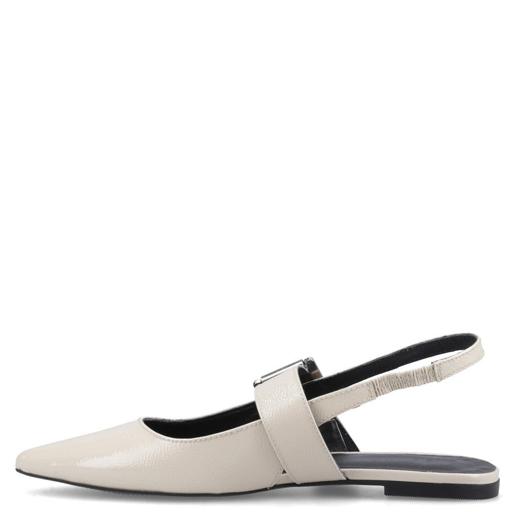 Ballerinas Cream Hush Puppies Diya Buckle Mary Jane