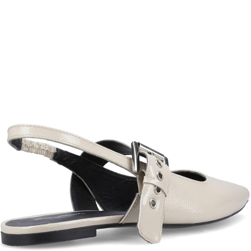 Ballerinas Cream Hush Puppies Diya Buckle Mary Jane