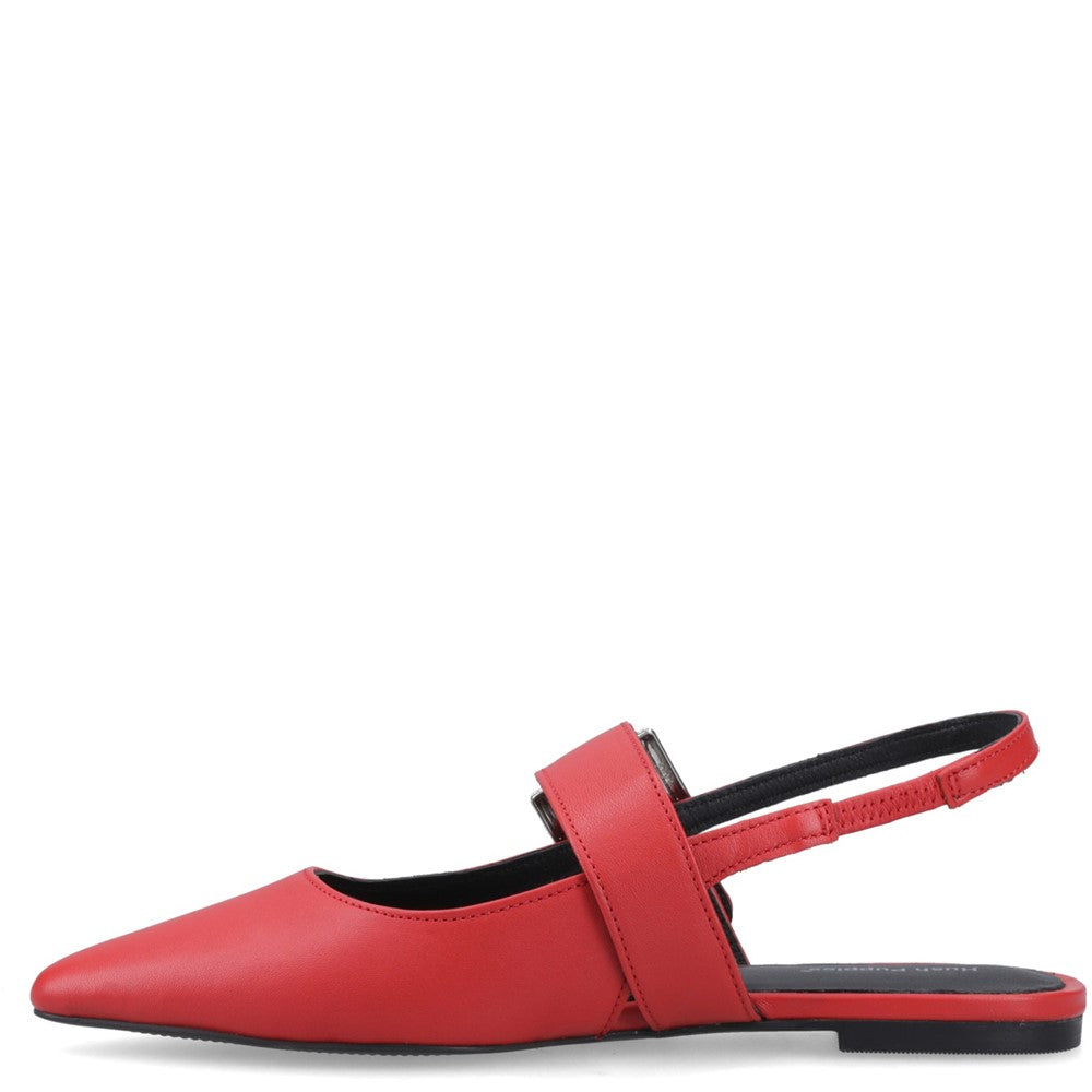 Ballerinas Red Hush Puppies Diya Buckle Mary Jane