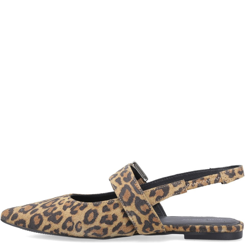 Ballerinas Leopard Hush Puppies Diya Suede Mary Jane