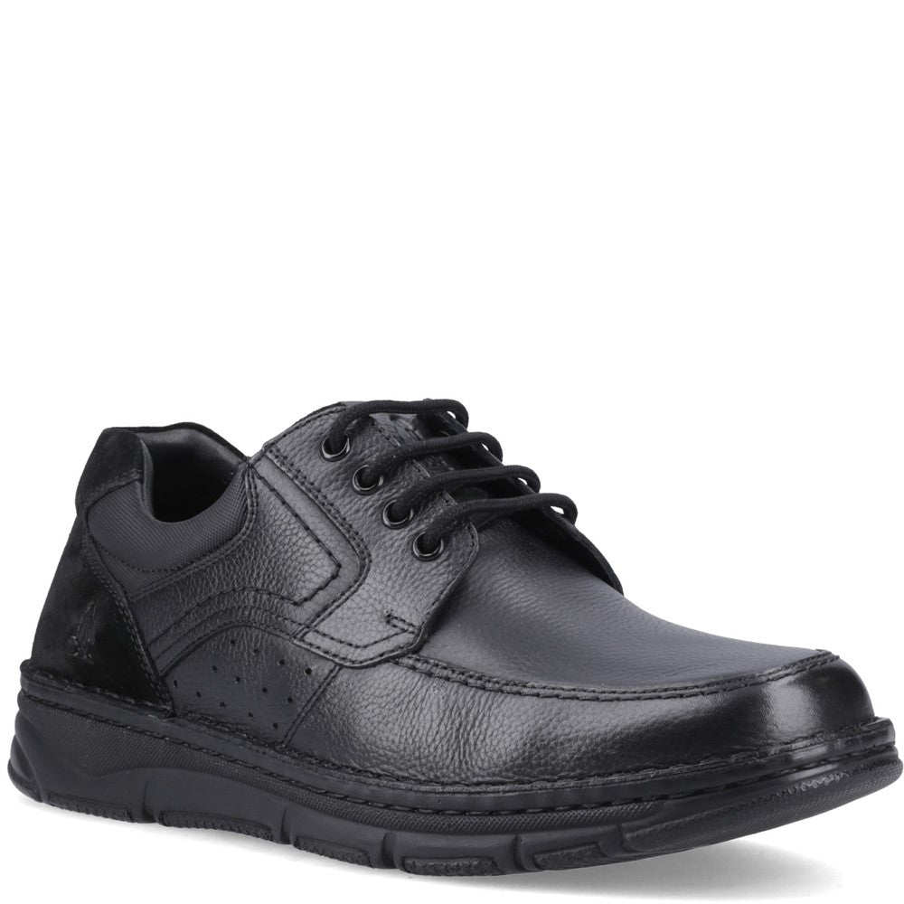 Lace Mens Summer Black Hush Puppies Franklin Lace Up Shoe