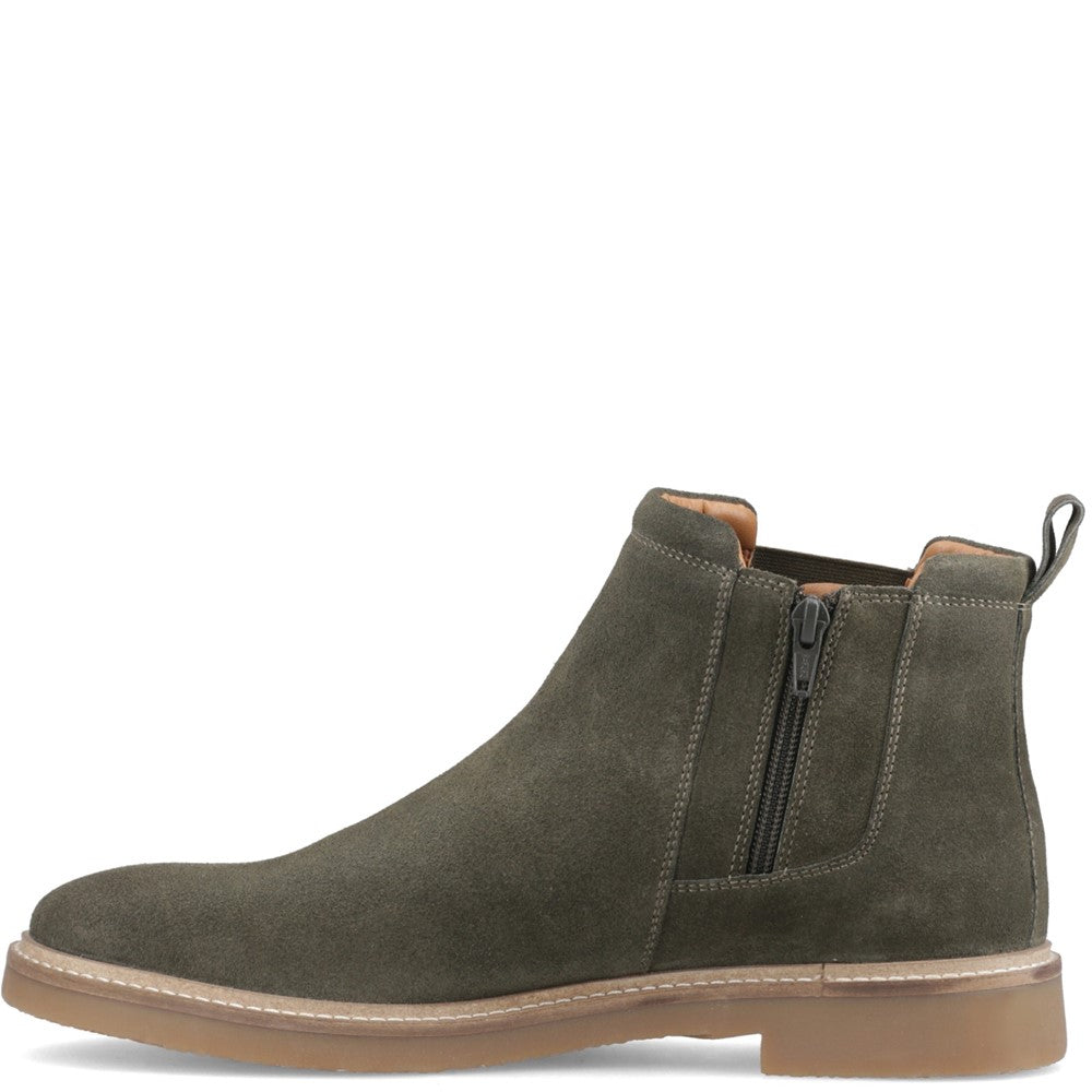 Mens Boots Khaki Hush Puppies Gareth Chelsea Boot