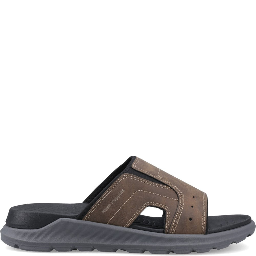 Sandal Mens Summer Brown Hush Puppies Lewis Sandal