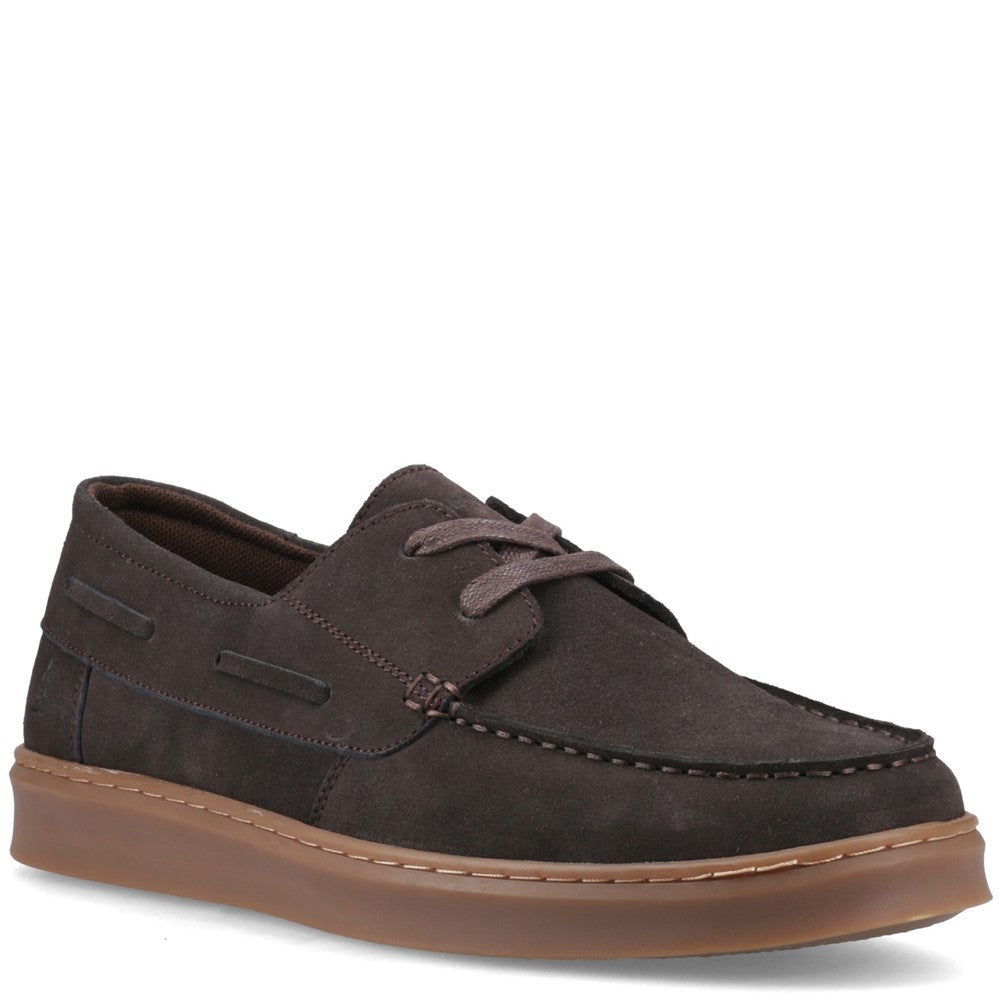 Lace Mens Summer Chocolate Hush Puppies Madden Boat Shoe