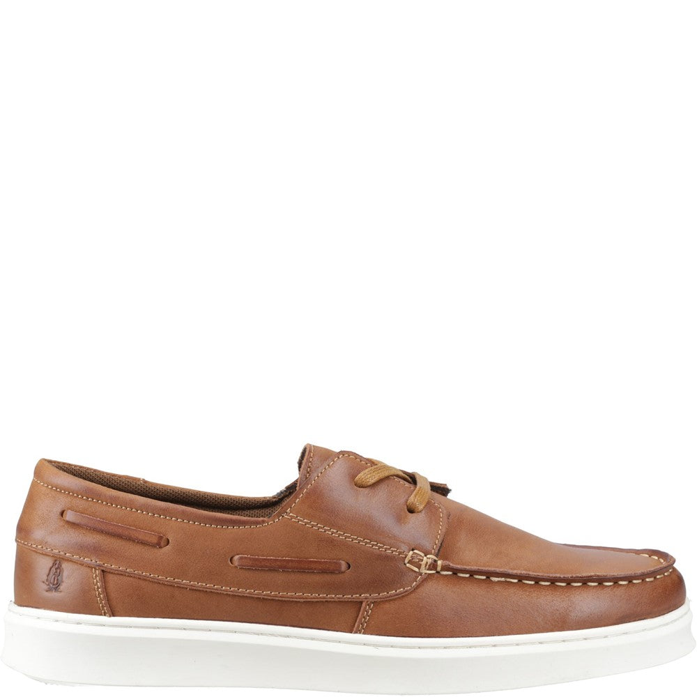 Lace Mens Summer Tan Hush Puppies Madden Boat Shoe