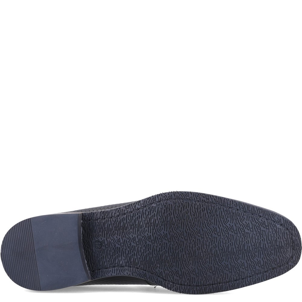 Mens Formal Slip On Shoes Black Hush Puppies Mitchell Loafer