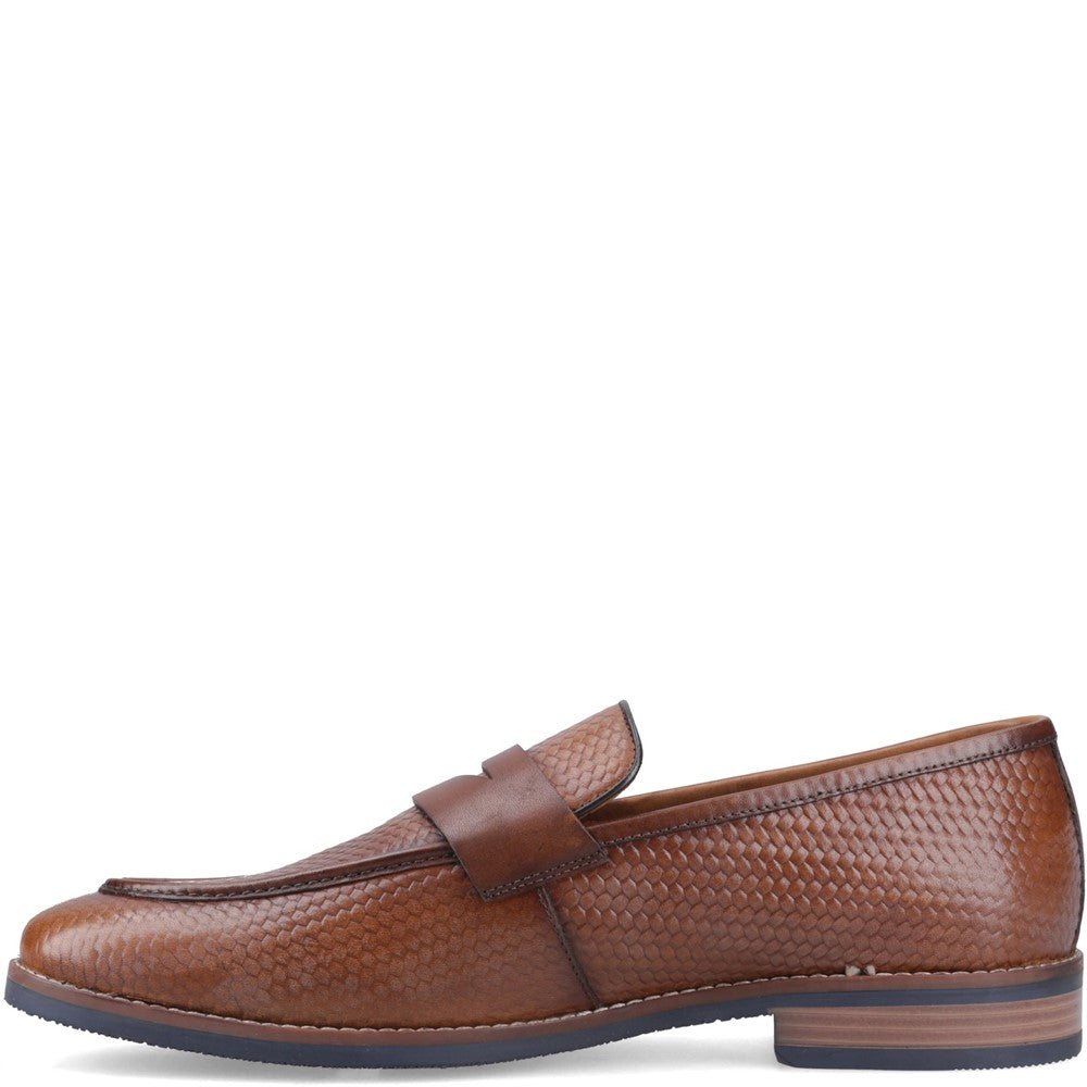 Mens Formal Slip On Shoes Tan Hush Puppies Mitchell Loafer