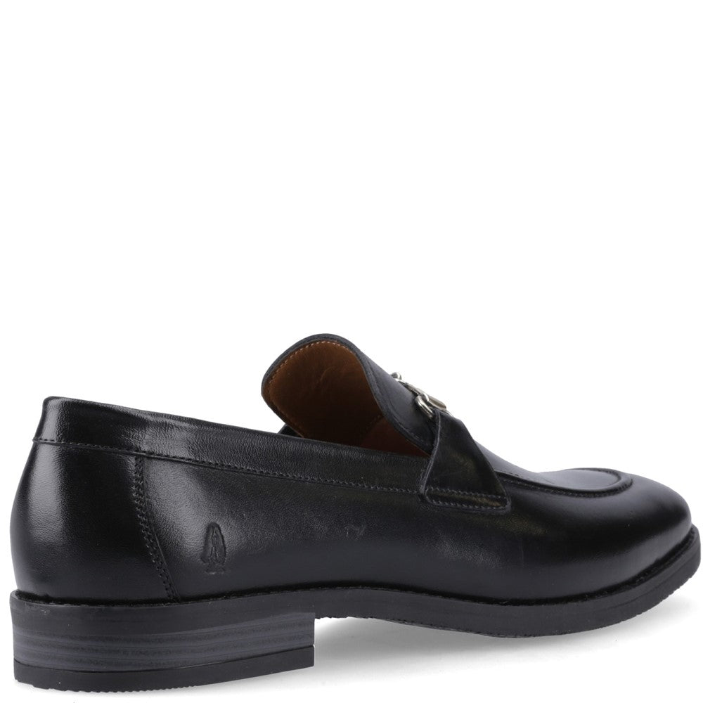Mens Formal Slip On Shoes Black Hush Puppies Moses Loafer