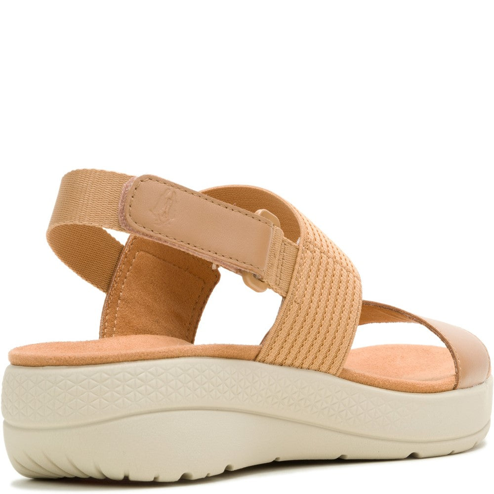 Sandal Ladies Summer Tan Hush Puppies Breathe Slingback Sandal