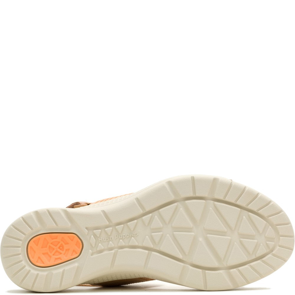 Sandal Ladies Summer Tan Hush Puppies Breathe Slingback Sandal