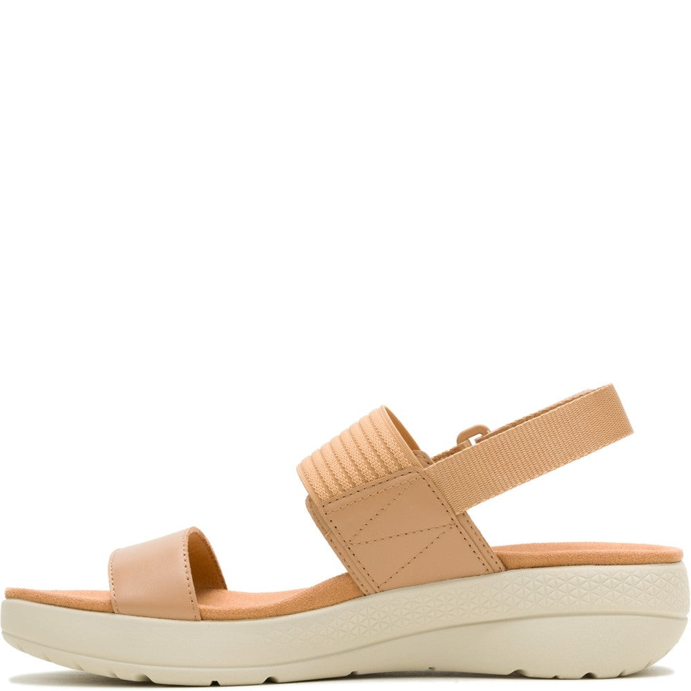 Sandal Ladies Summer Tan Hush Puppies Breathe Slingback Sandal