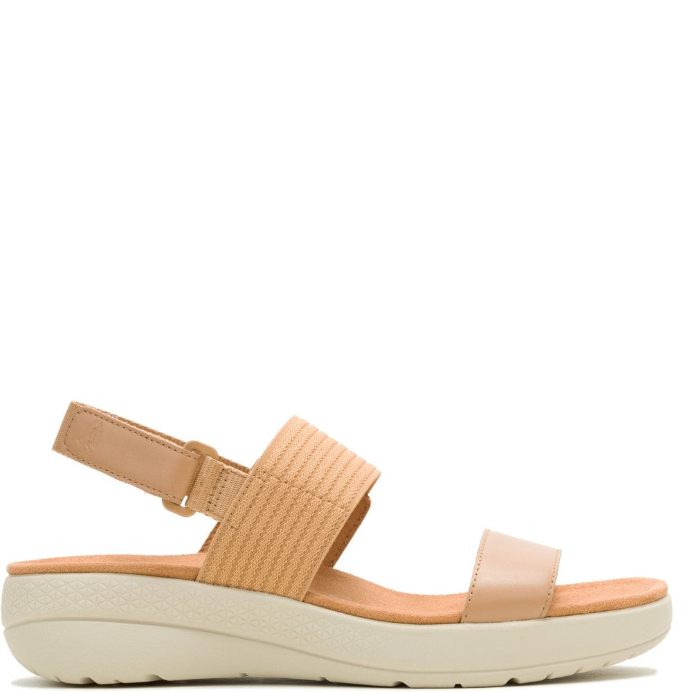 Sandal Ladies Summer Tan Hush Puppies Breathe Slingback Sandal