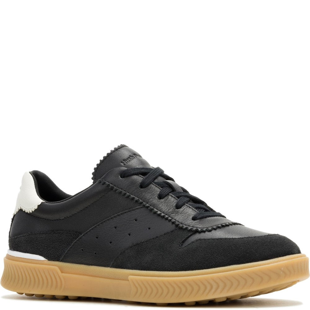 Ladies Sports Black Hush Puppies Mae Trainer