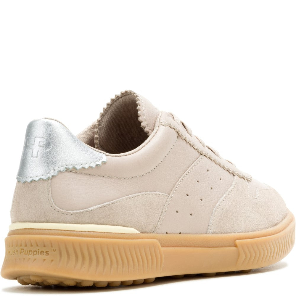 Ladies Sports Taupe Hush Puppies Mae Trainer
