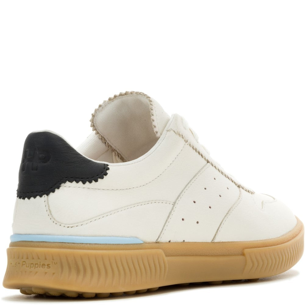 Ladies Sports White Hush Puppies Mae Trainer
