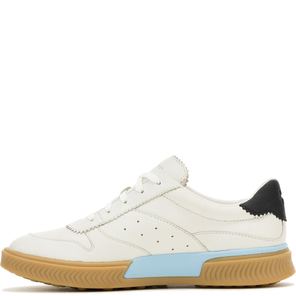 Ladies Sports White Hush Puppies Mae Trainer