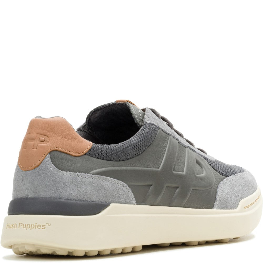 Mens Sports Charcoal Hush Puppies Wes HP Sneaker