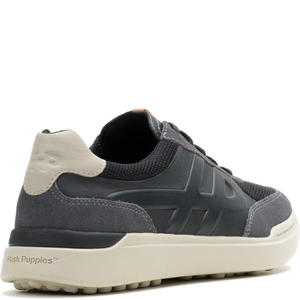 Mens Sports Black Hush Puppies Wes HP Sneaker
