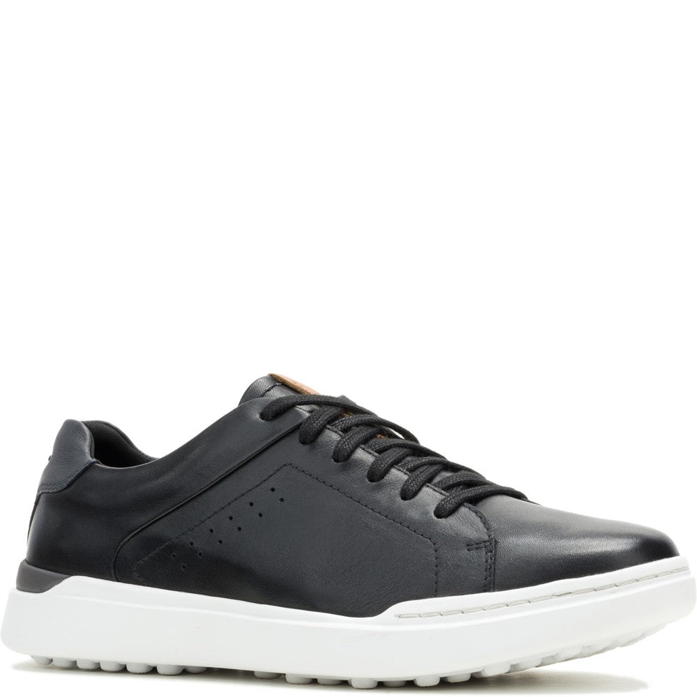 Mens Sports Black Hush Puppies Wes Trainer