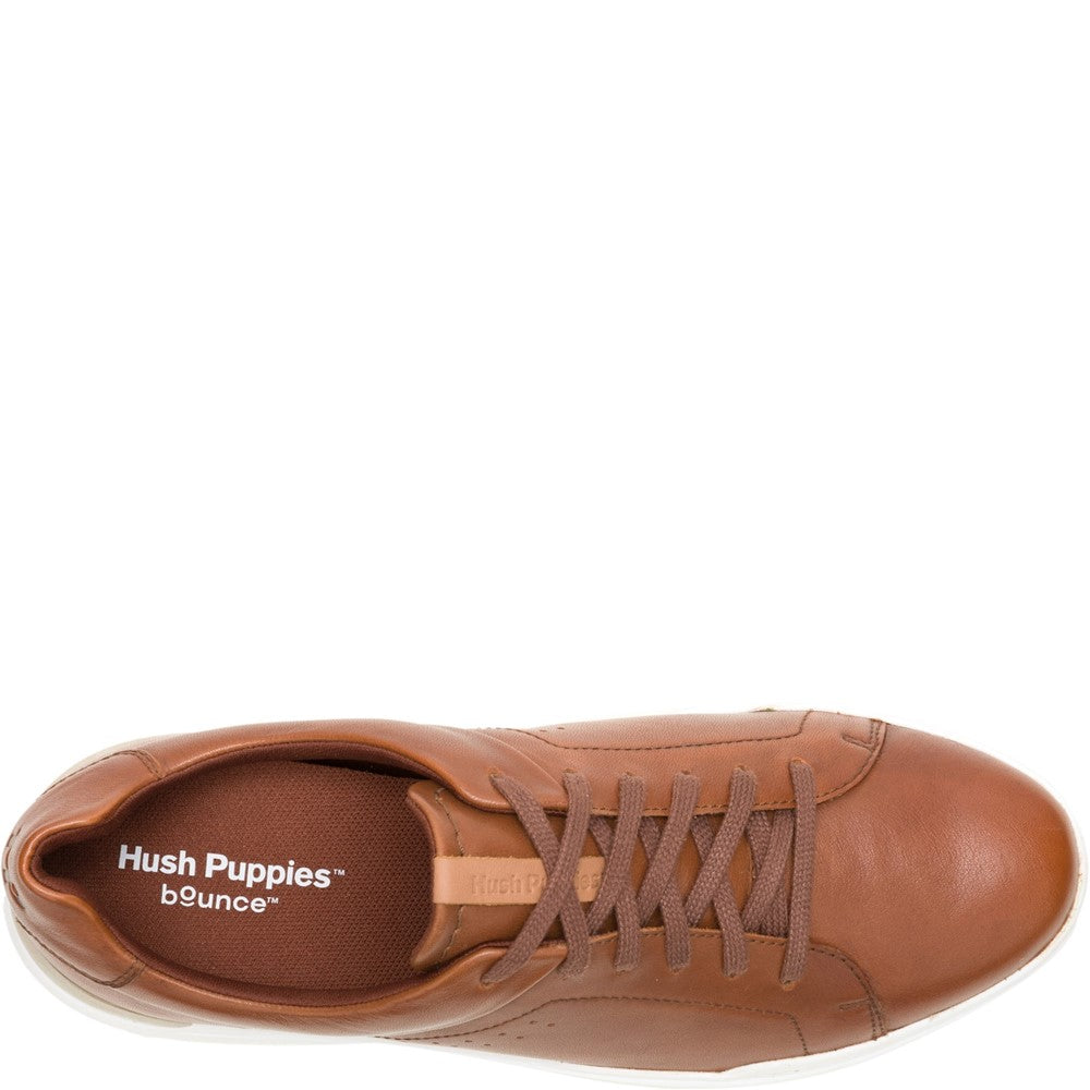 Mens Sports Cognac Hush Puppies Wes Trainer