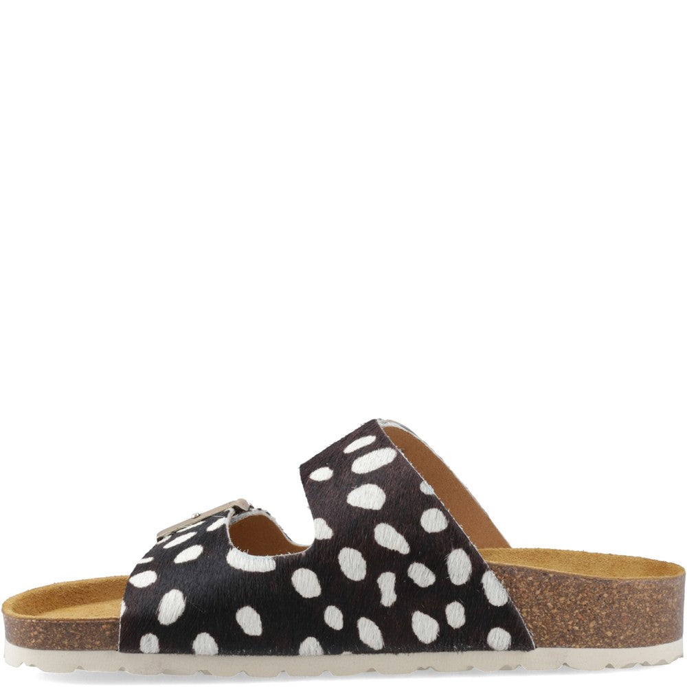 Sandal Ladies Summer Cheetah Hush Puppies Brixley Mule Sandal