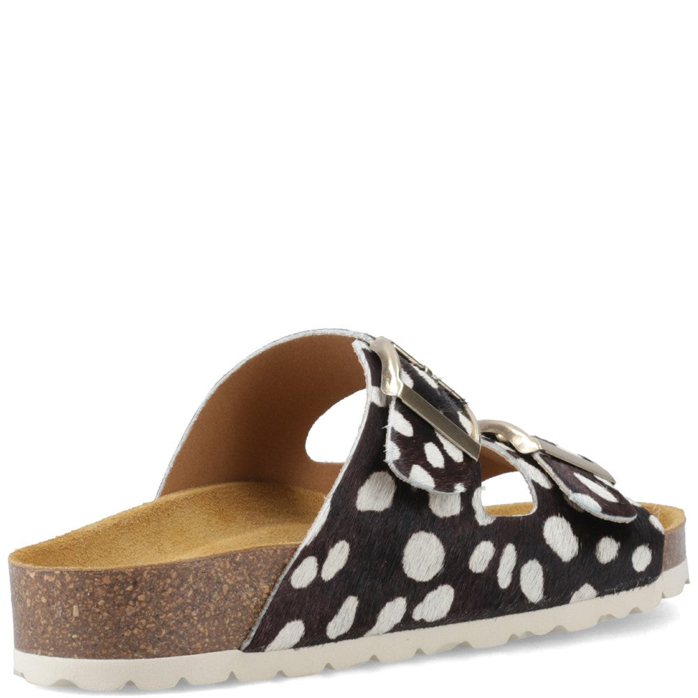 Sandal Ladies Summer Cheetah Hush Puppies Brixley Mule Sandal
