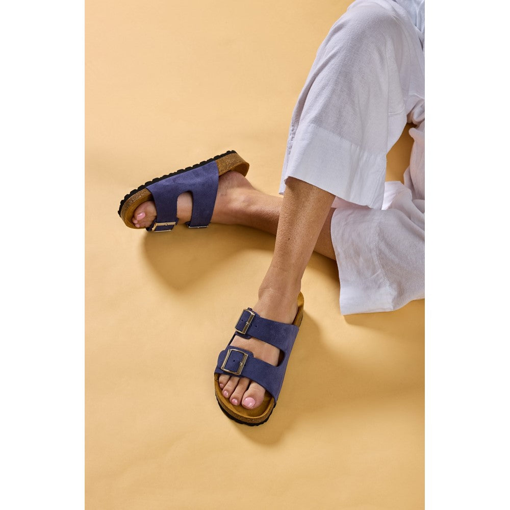 Sandal Ladies Summer Navy Hush Puppies Brixley Mule Sandal