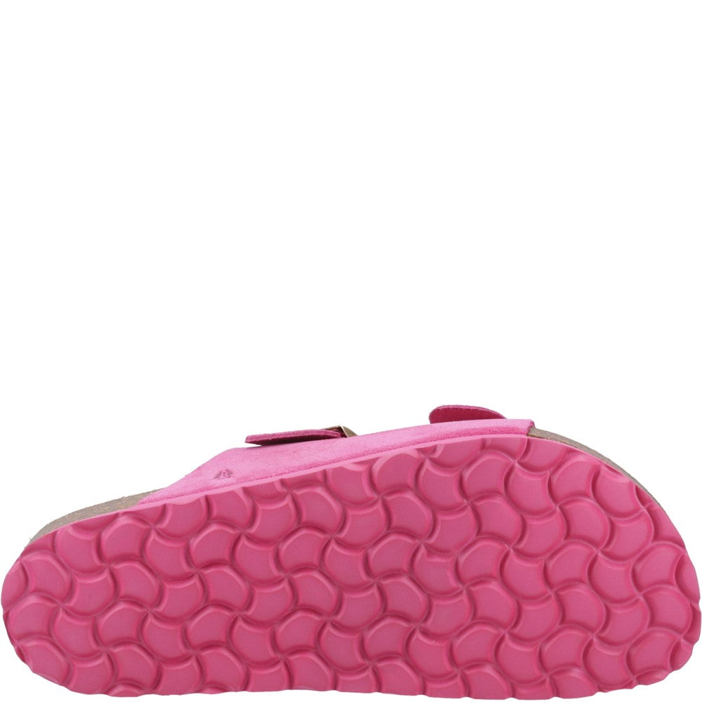Sandal Ladies Summer Fuchsia Hush Puppies Brixley Mule Sandal