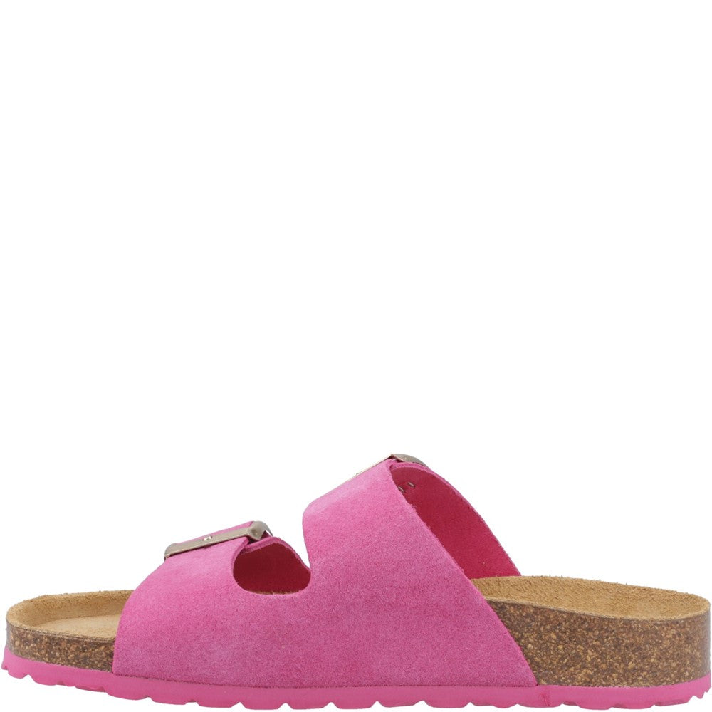 Sandal Ladies Summer Fuchsia Hush Puppies Brixley Mule Sandal