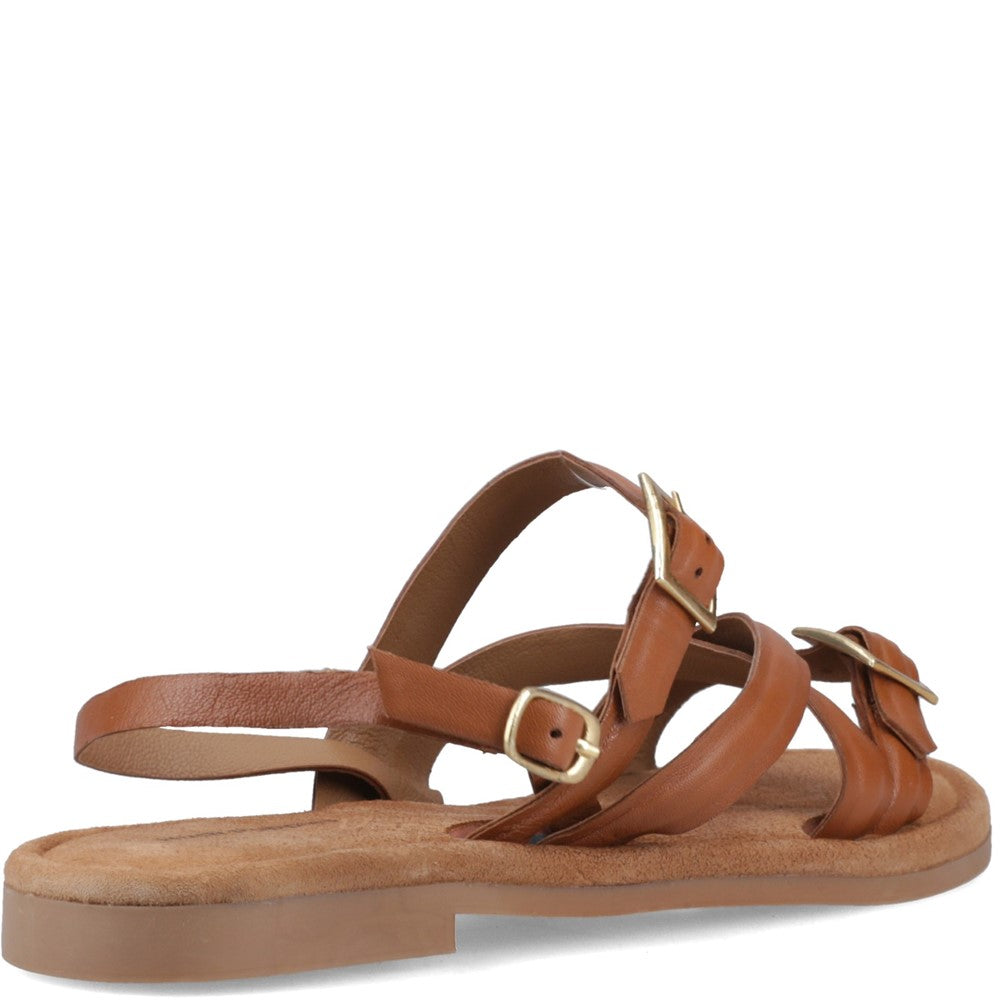 Sandal Ladies Summer Tan Hush Puppies Thea Sandal