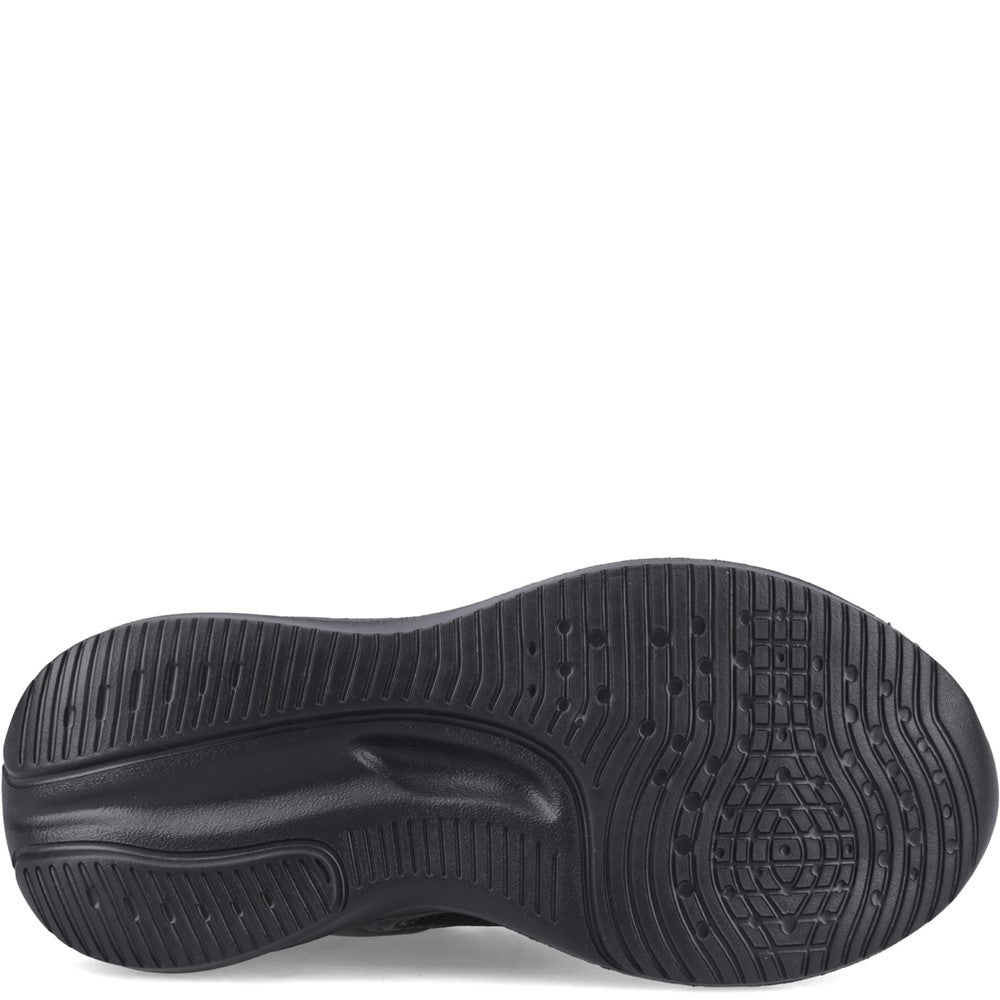 Boys BTS Black Hush Puppies MARTY TRAINER JNR