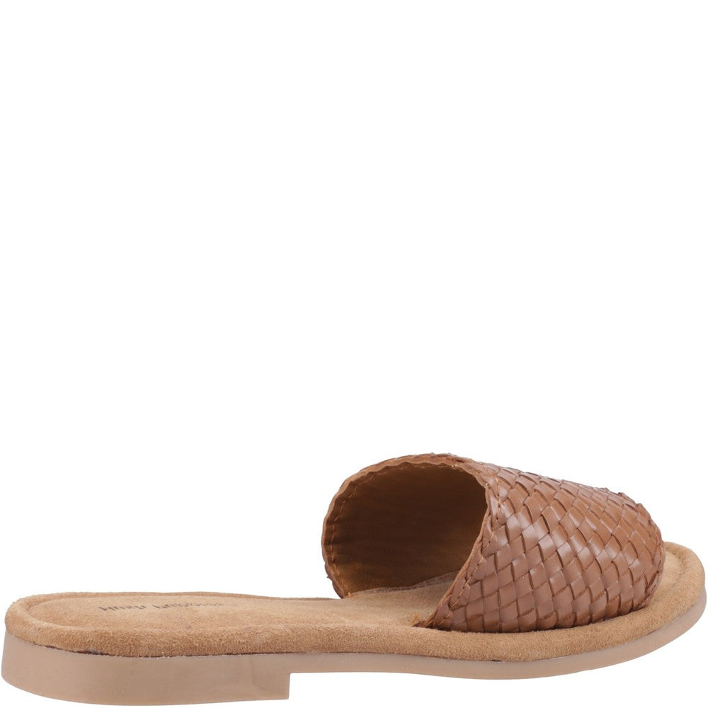 Sandal Ladies Summer Tan Hush Puppies Hetty Slide Wide Fit