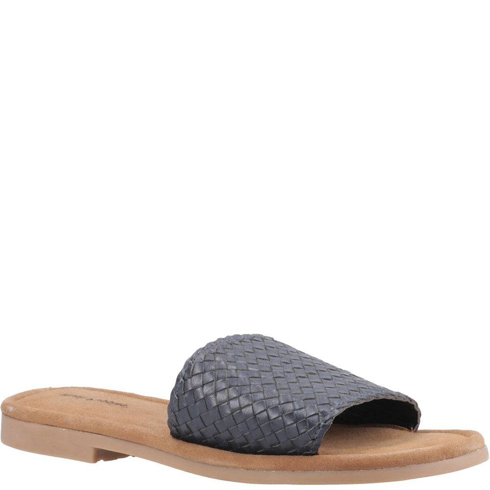 Sandal Ladies Summer Navy Hush Puppies Hetty Slide Wide Fit