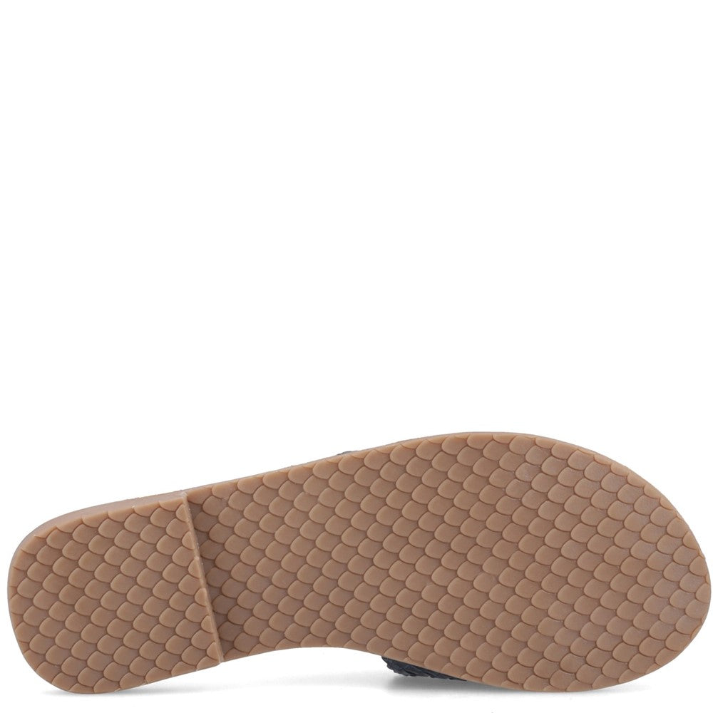 Sandal Ladies Summer Navy Hush Puppies Hetty Slide Wide Fit