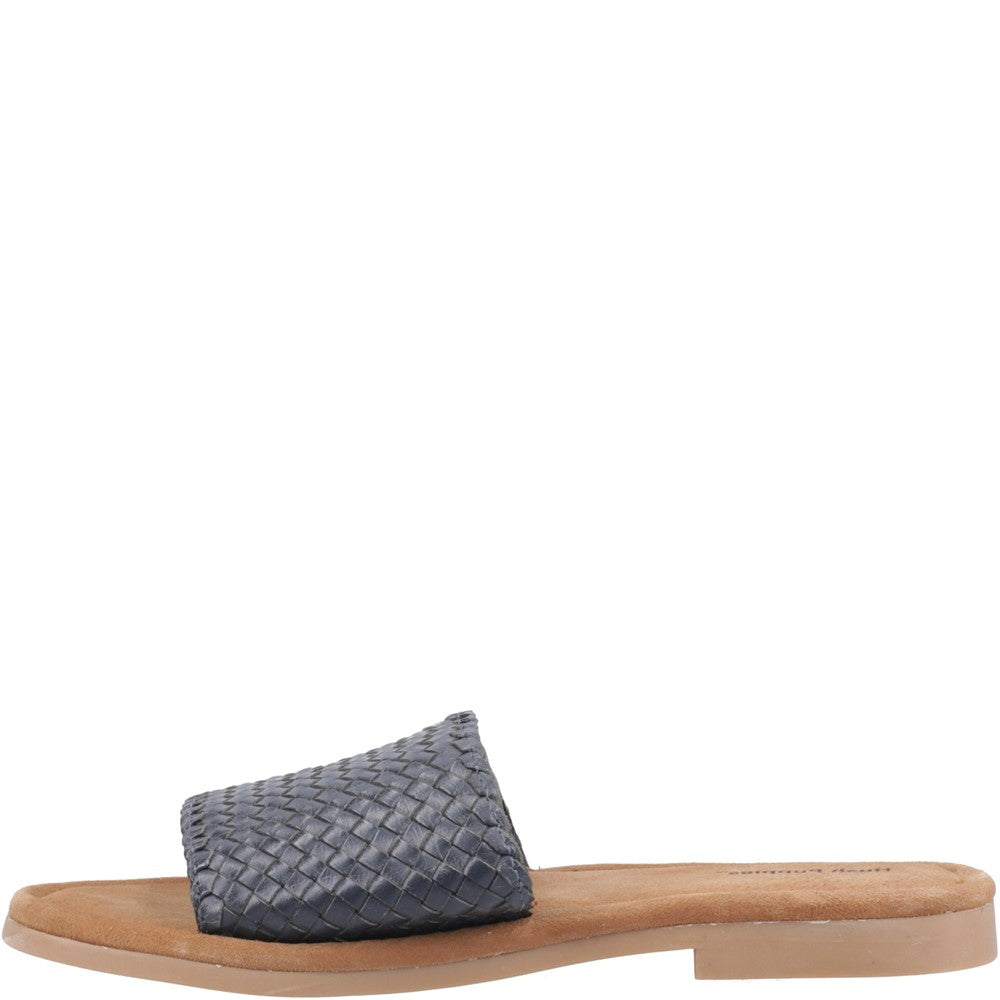Sandal Ladies Summer Navy Hush Puppies Hetty Slide Wide Fit