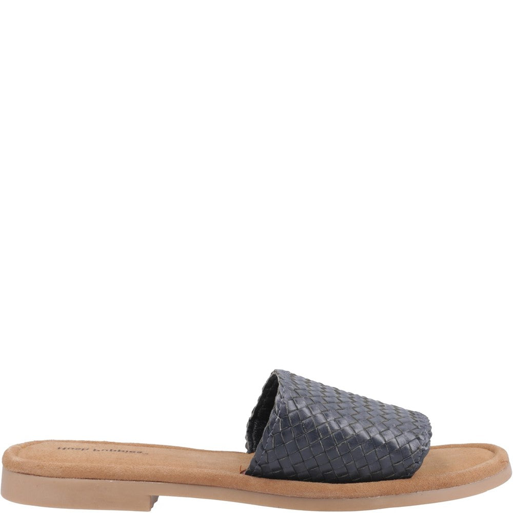 Sandal Ladies Summer Navy Hush Puppies Hetty Slide Wide Fit