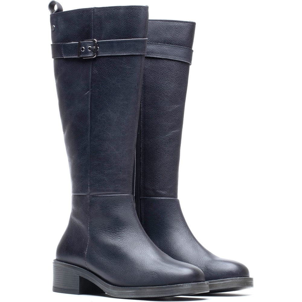 Ladies Long Boots Black Hush Puppies Anita Long Boot