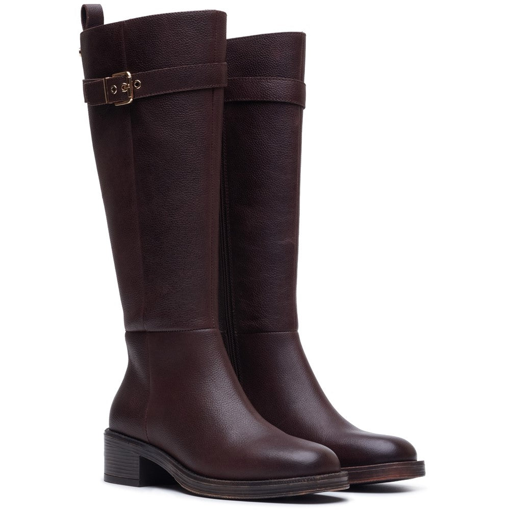 Ladies Long Boots Brown Hush Puppies Anita Long Boot