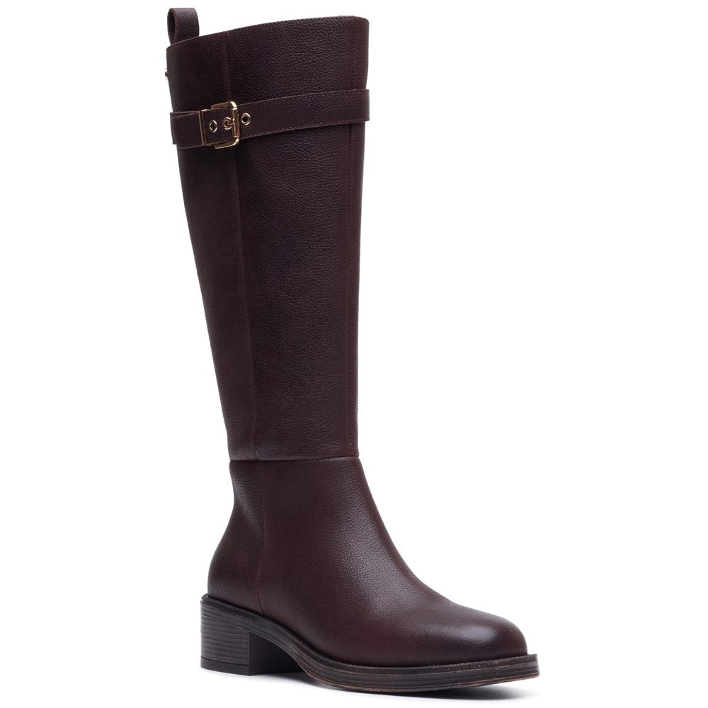 Ladies Long Boots Brown Hush Puppies Anita Long Boot